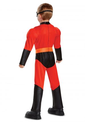 Fantasia Infantil  Disney Os Incríveis -Disney Incredibles Classic Dash Muscle Toddler Costume