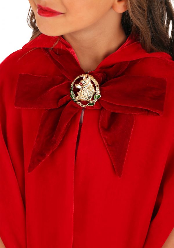 Fantasia Premium Chapeuzinho vermelho -Premium Realistic Girls Red Riding Hood Costume