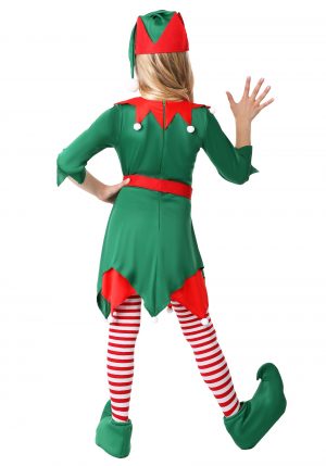 Fantasia de ajudante de Papai Noel INFANTIL -Girl’s Santa’s Helper Costume
