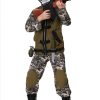 Fantasia  infantil de camuflagem – Kids Camo Trooper Costume