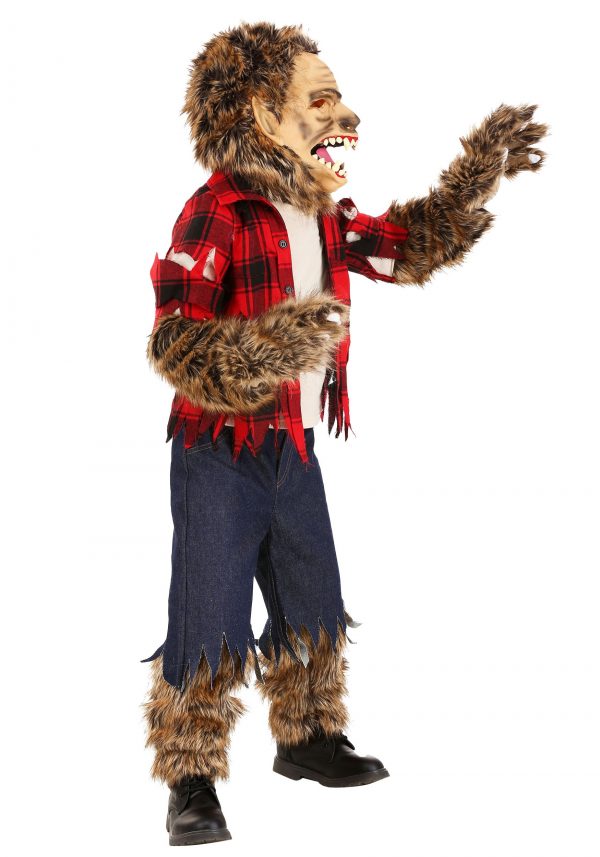 Fantasia infantil de lobisomem premium – Premium Kids Werewolf Costume