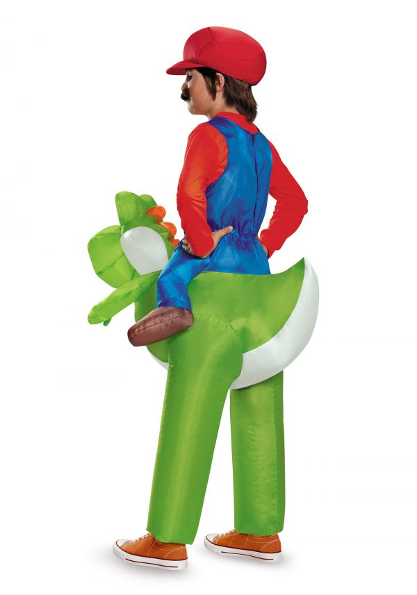Fantasia de criança Mario Bross e Yoshi – Mario Riding Yoshi Child Costume