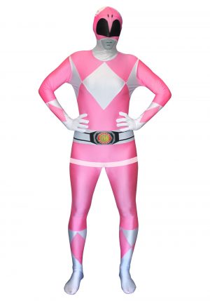 Fantasia Power Rangers Rosa – Power Rangers: Pink Ranger Morphsuit Costume
