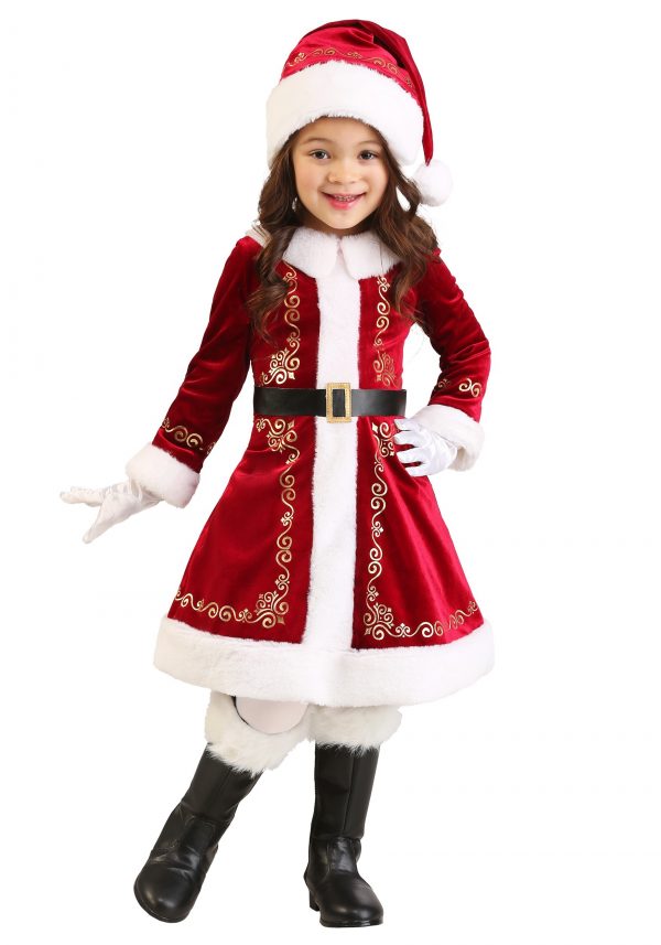 vestido de Papai Noel para criança – Toddler Santa Dress Costume