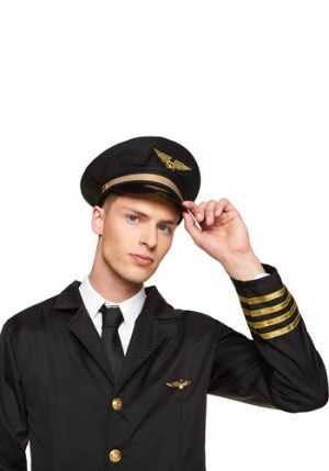 Fantasia masculina de piloto de avião – Mens Airline Pilot Costume