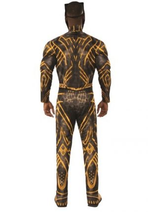 Fantasia Pantera negra – Deluxe Adult Black Panther Erik Killmonger Battle Suit