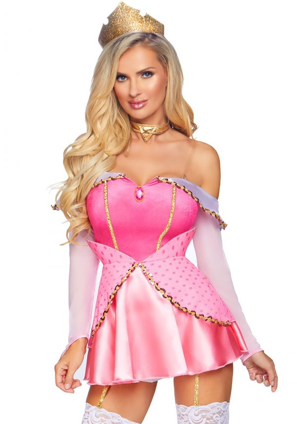 Fantasia Sexy Bela Adormecida – Womens Naughty Napping Princess Costume
