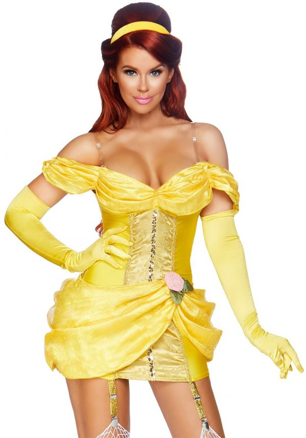 Fantasia Sexy Princesa Bela – Women’s Storybook Bombshell Costume