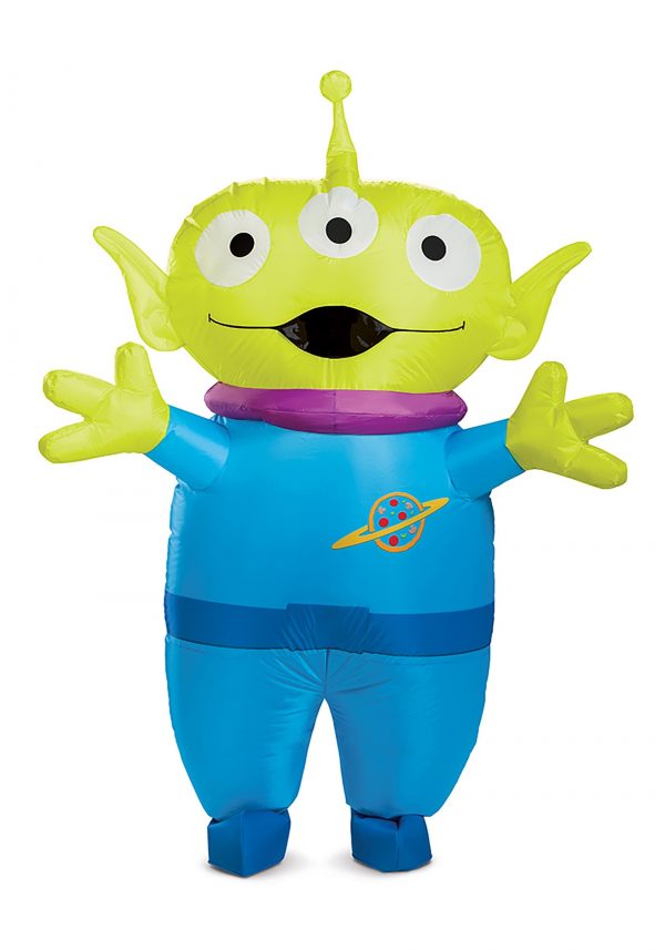Fantasia adulto inflável Toy Story alienígena – Toy Story Alien Inflatable Adult Costume