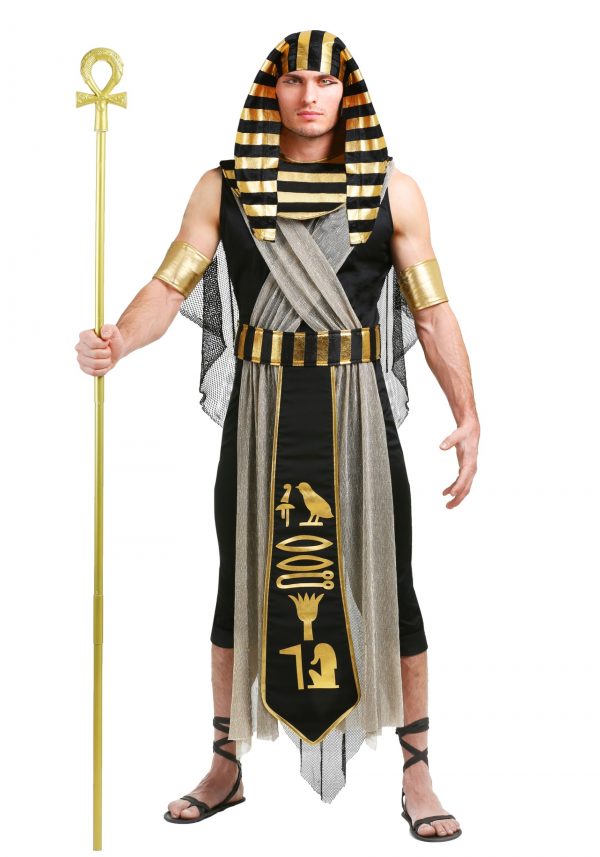 Fantasia de Faraó Plus Size Poderoso – All Powerful Pharaoh Plus Size Men’s Costume
