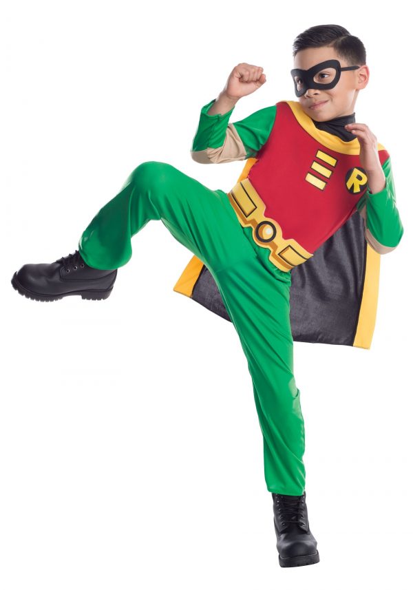 Fantasia de Robin para meninos – Teen Titans Boys Robin Costume