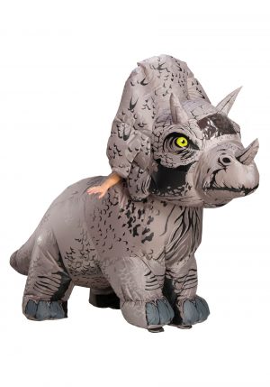 Fantasia de Triceratops inflável Jurassic World 2 – Jurassic World 2 Inflatable Triceratops Adult Costume