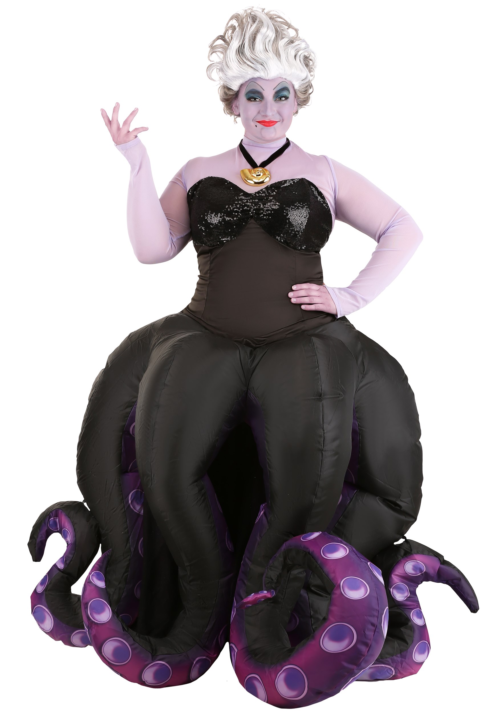 Fantasia Ursula da Pequena Sereia Adulto Inflável