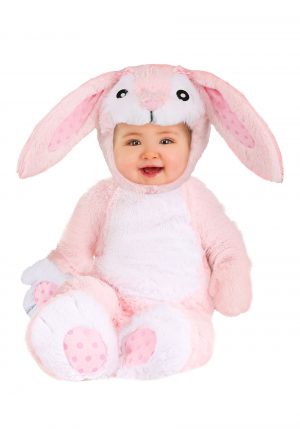 Fantasia de bebê coelhinho rosa – Fluffy Pink Bunny Baby Costume