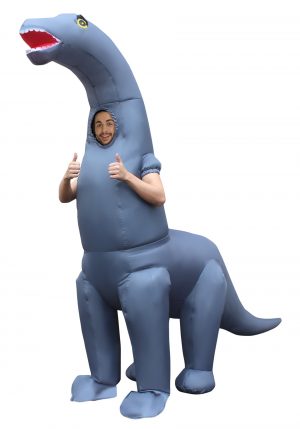 Fantasia de brontossauro inflável para adultos – Adult’s Giant Inflatable Brontosaurus Costume