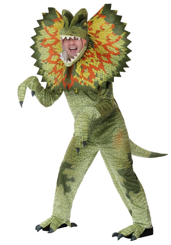 Fantasia de dilofossauro para adultos – Dilophosaurus Adult Costume