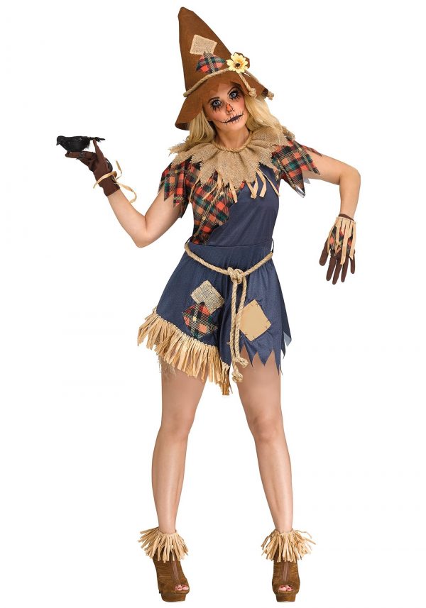 Fantasia de espantalho feminina – Women’s Scary Scarecrow Costume