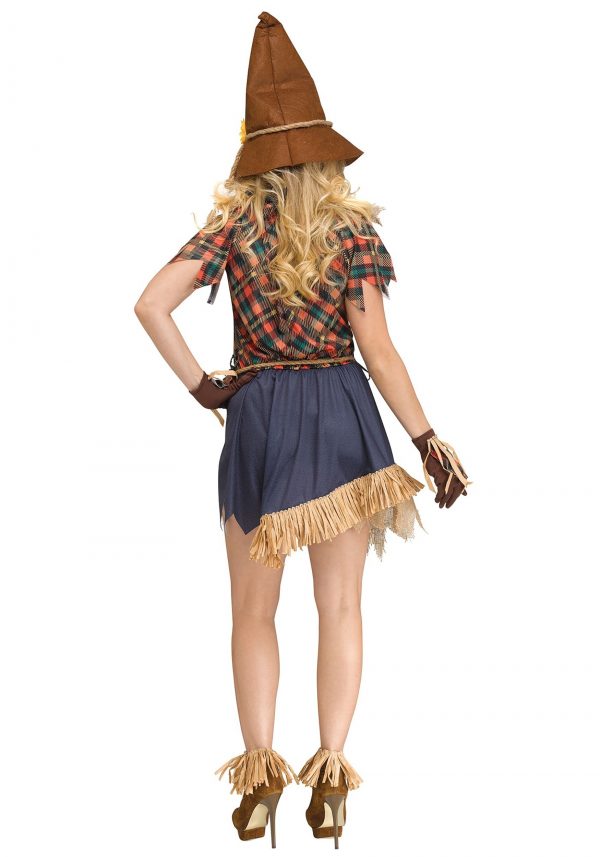 Fantasia de espantalho feminina – Women’s Scary Scarecrow Costume