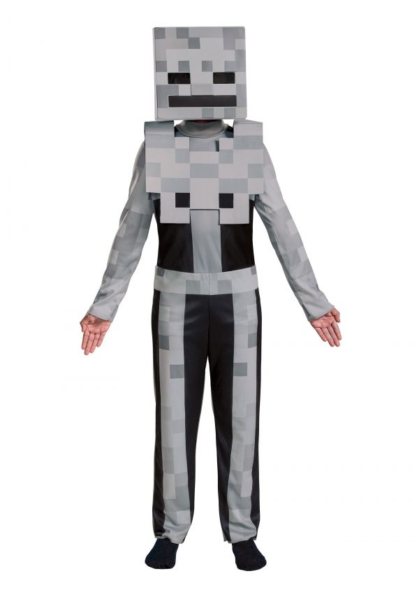 Fantasia de esqueleto do Minecraft – Minecraft Kids Classic Skeleton Costume