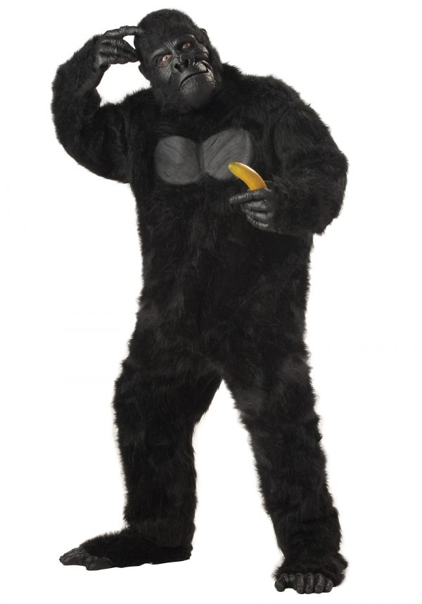 Fantasia de gorila plus size realista – Realistic Gorilla Plus Size Costume Suit