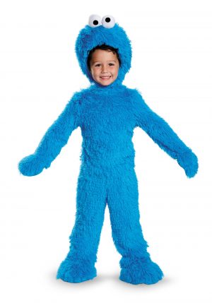 Fantasia do come come vila sésamo –  Infant/Toddler Cookie Monster Plush Costume