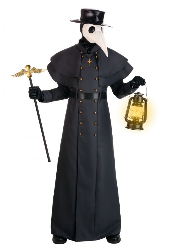 Fantasia doutor da praga – Classic Plague Doctor Costume for Adults