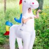 Fantasia infantil gigante inflável de unicórnio – Child’s Giant Inflatable Unicorn Costume