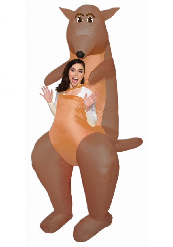 Fantasia inflável Canguru Carrega-me – Inflatable Kangaroo Carry Me Costume