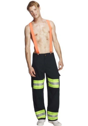 Fantasia masculina de bombeiro – Blazing Hot Firefighter Men’s Costume