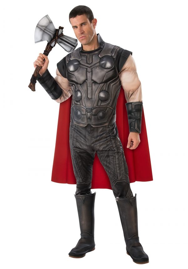 Fantasia masculino Deluxe Marvel Thor – Deluxe Marvel Avengers Endgame Men’s Thor Costume