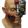 Máscara de ciborgue digitalização animada – Animated Scanning Cyborg Adult Mask