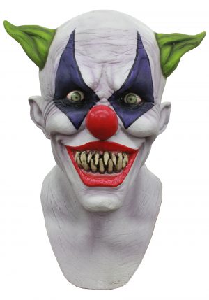 Máscara de palhaço assustador – Adult Creepy Giggles Clown Mask
