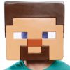 Máscara facial Minecraft Steve para adultos- Minecraft Steve Full-Face Mask for Adults.