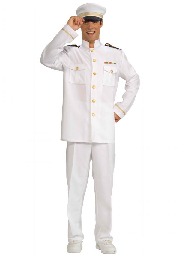 Fantasia de capitão de cruzeiro – Mens Cruise Captain Costume