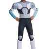 Traje de criança ciborgue dos jovens titãs adolescentes – Teen Titans Cyborg Child’s Costume