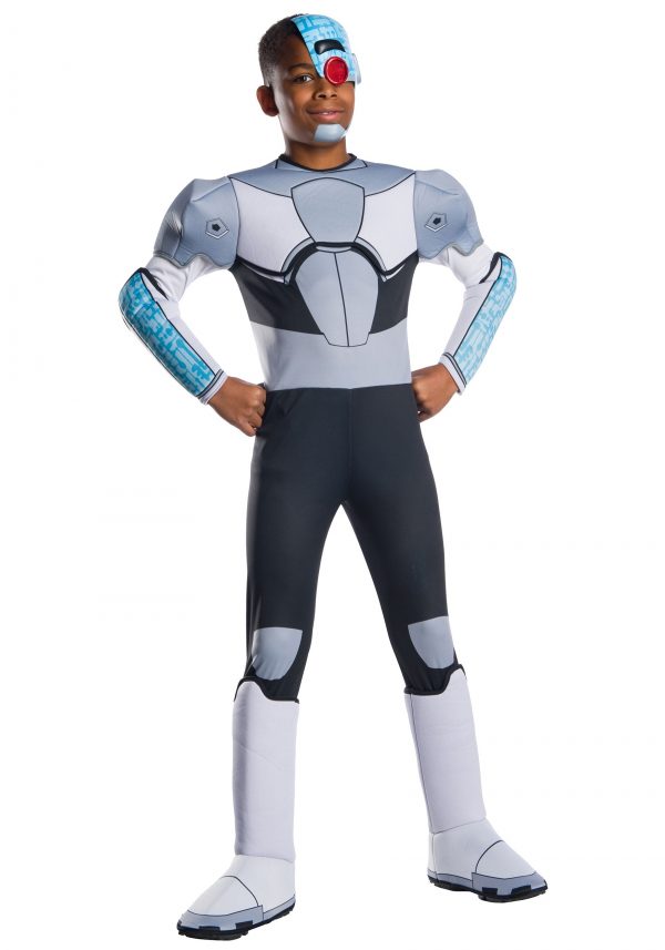 Traje de criança ciborgue dos jovens titãs adolescentes – Teen Titans Cyborg Child’s Costume