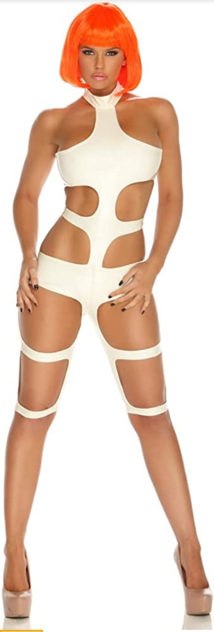 Body feminino Futuristic Element com tiras elásticas e recortes – Futuristic Element female body with elastic strips and cutouts