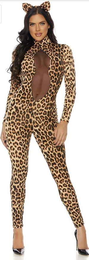Fantasia Sexy de Leopardo – Kat kitten female costume