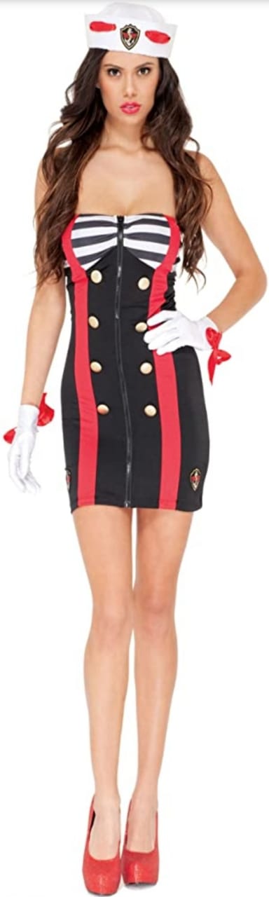 Fantasia de Marinheira Sex – female Sailor chic adult size Costumes