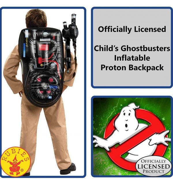 Rubie’s  Mochila inflável Ghostbusters – Inflatable Ghostbusters Backpack