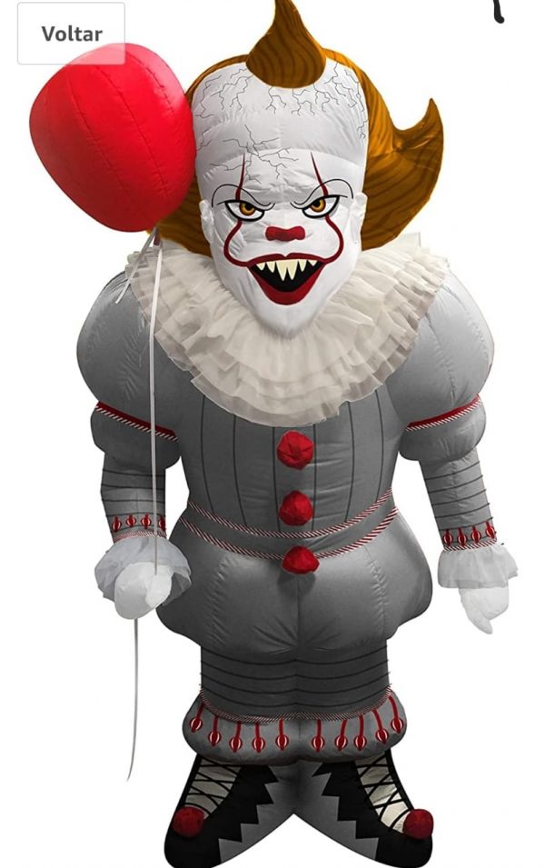 Rubie’s  Fantasia Inflável IT a coisa – IT Movie Pennywise Lawn Inflatable