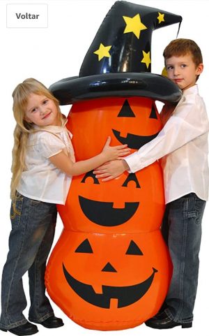 Abobora Inflável 130 cm – Halloween Rocking Pumpkin Costume Accessory