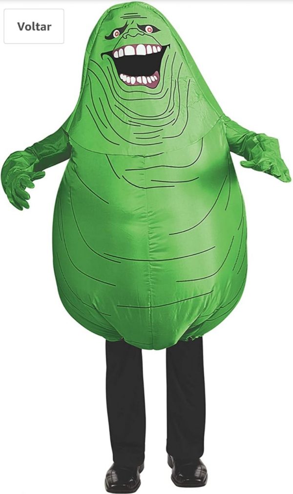 Rubie’s Fantasia Inflável de Caça-Fantasmas-  Rubie’s Unisex male costume for adults, adult size, green, USA standard