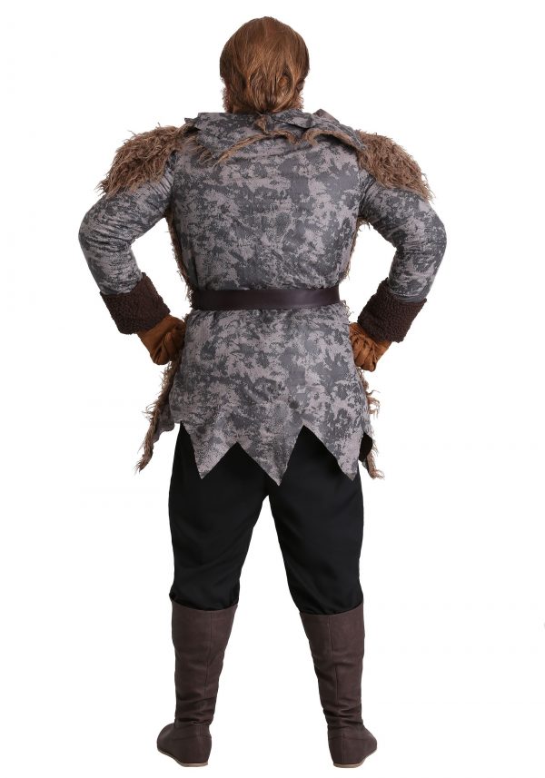 Fantasia de Guerreiro Plus Size – Men’s Plus Size Wild Warrior Costume