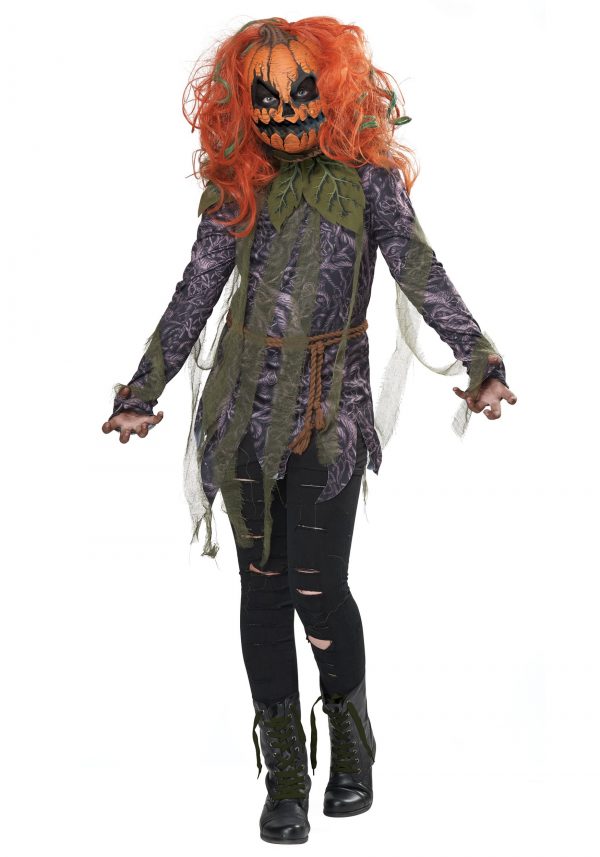 Fantasia de monstro de abóbora para meninas – Girls Pumpkin Monster Costume