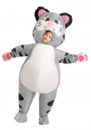 Fantasia de gato inflável para crianças – Inflatable Cat Costume for Kids