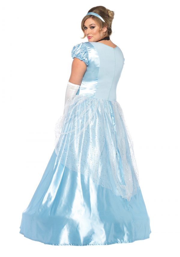 Fantasia  Plus Size Cinderela – Plus Size Cinderella Classic Costume