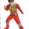 Disguise Fantasia de Dino Musculoso Vermelho – Disguise Red Ranger Dino Charge Toddler Muscle Costume