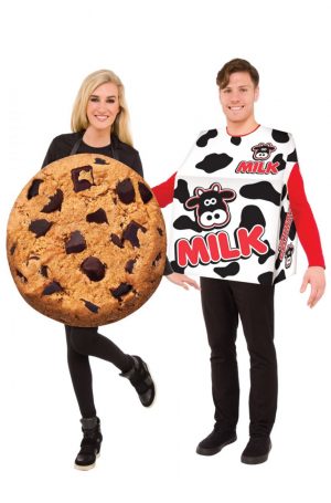 Fantasia adulto de conjunto de leite e biscoito – Milk & Cookie Set Adult Costume