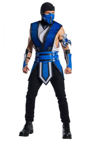 Fantasia de Mortal Kombat 11 Sub Zero para adultos – Mortal Kombat 11 Sub Zero Adult Costume